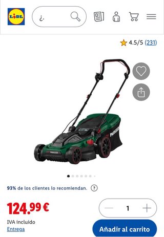 Cortacésped Eléctrico Parkside PERM 1800 A1