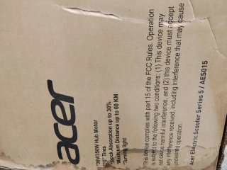 Patinete Eléctrico Acer