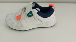 Zapatillas deportivas TENTH velcro blancas