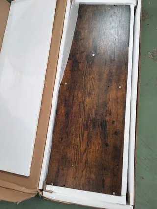 Mueble TV VASAGLE 120cm 2 cajones 2 estantes