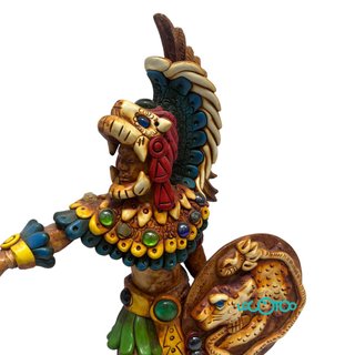 Guerrero Águila Azteca Decoración Figura
