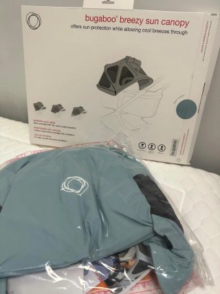 Capota solar ventilada Bugaboo azul vaporNUEVA