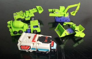 Lotto 5 Transformers G1 Takara