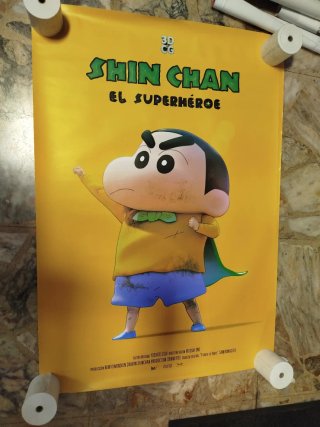 Póster Shin Chan El Superhéroe 3D CG