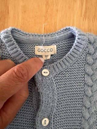 Pelele Gocco punto blu 0-1 mese