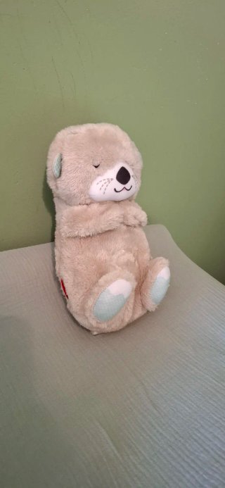 Nutria peluche para dormir con luz