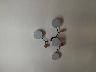 Lámpara de techo moderna diseño molecular