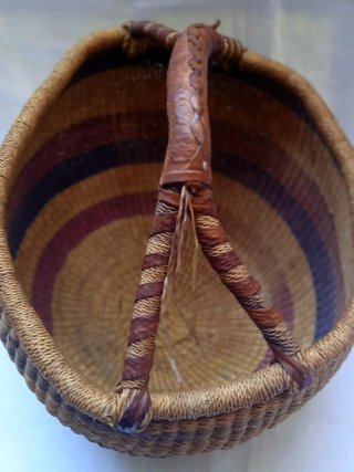 Cesto borsa da mare vintage originale anni 50