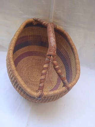 Cesto borsa da mare vintage originale anni 50