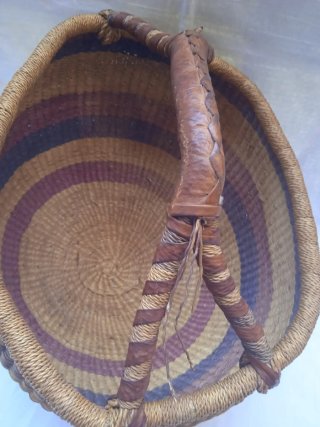 Cesto borsa da mare vintage originale anni 50