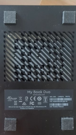 Caja WD My Book Duo 28TB