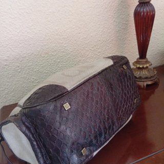 Bolso Piel Pedro del Hierro Marrón y Beige