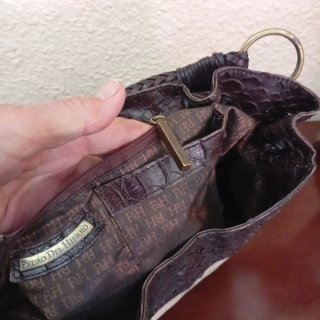 Bolso Piel Pedro del Hierro Marrón y Beige
