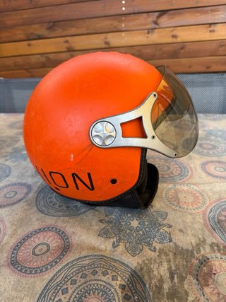 Casco Moto Jet Momo Naranja