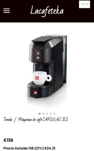 Cafetera Illy