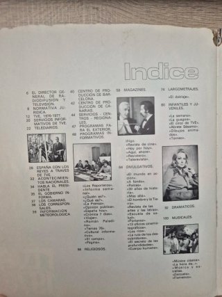 Libro rtve.Radio Televisión Española 1976.