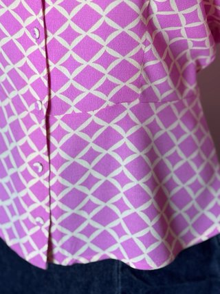 Blusa Mango estampada en tejido “Eco-Friendly”