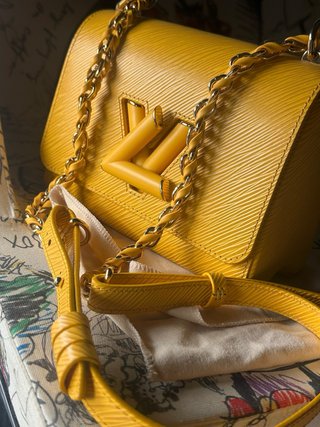 Bolso Louis Vuitton Piel Amarillo Dorado