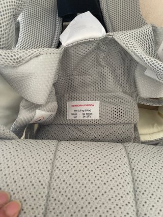 BabyBjörn Mochila Portabebé One Mesh Plata