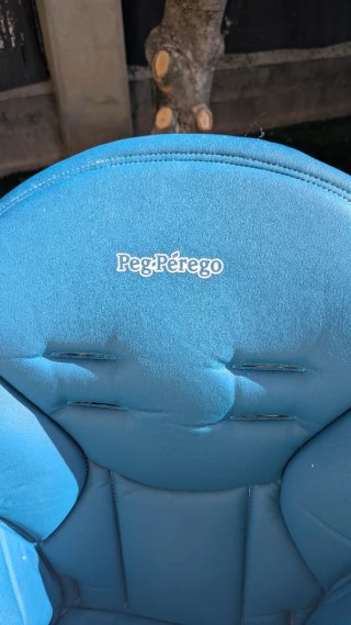 Trona Peg Pérego Prima Pappa Azul ¡Impecable!