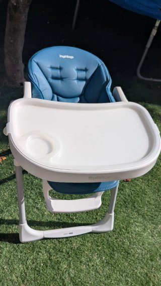 Trona Peg Pérego Prima Pappa Azul ¡Impecable!