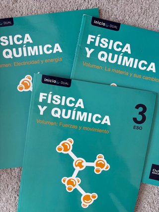 Libros Física y Química 3 ESO (3 Tomos)