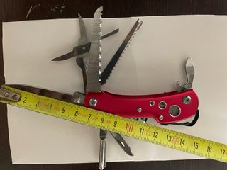 Coltellino multiuso rosso