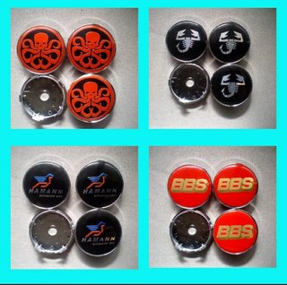 Tapabujes centro rueda llanta Abarth Hamann BBS