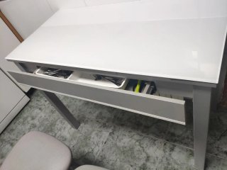 Mesa de cocina extensible con 4 sillas