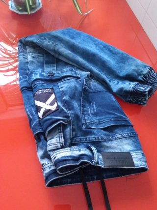 De hombre Pantalón vaquero elástico