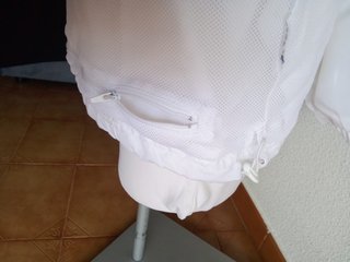 Chaqueta Adidas Hombre Blanca y Negra