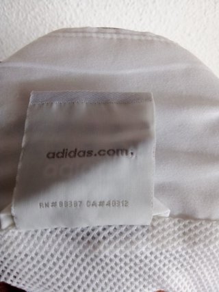 Chaqueta Adidas Hombre Blanca y Negra