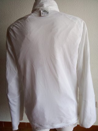 Chaqueta Adidas Hombre Blanca y Negra