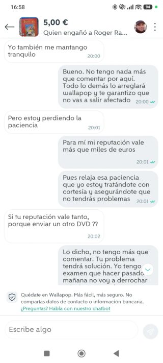 ACLARACIÓN DE MI ÚLTIMA VALORACIÓN INJUSTA