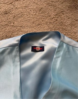 Traje de Boda Azul: Blazer, Pantalón y Chaleco