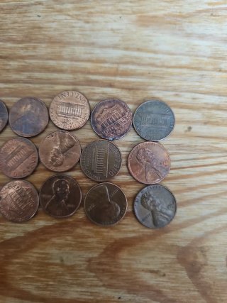 Lote de 15 monedas de un centavo