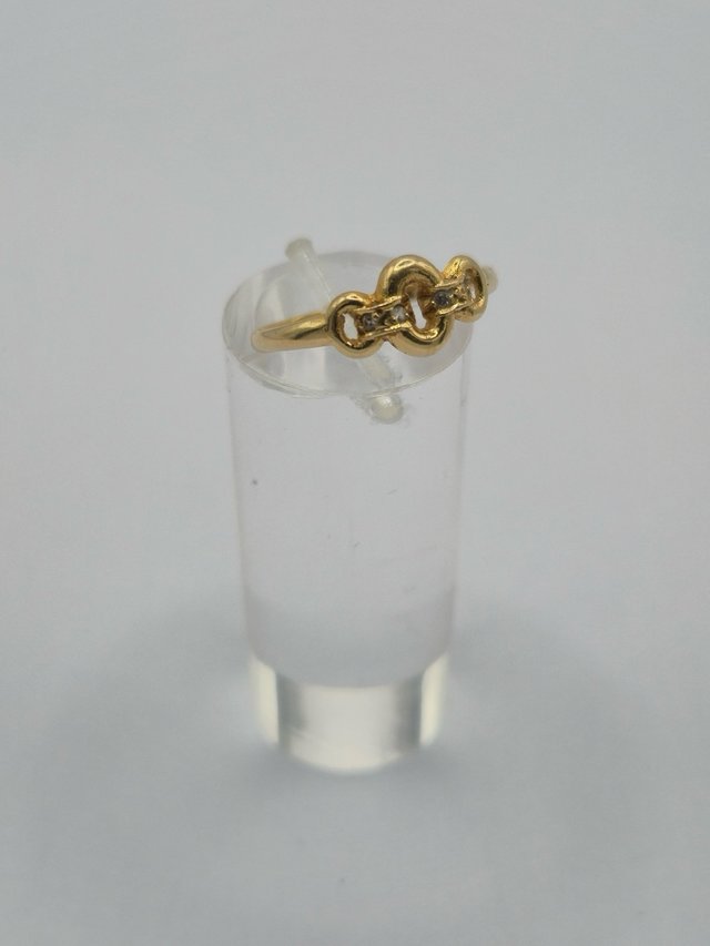 Anillo Oro 18k con Circonitas