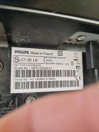 Televisor Philips 22 Negro