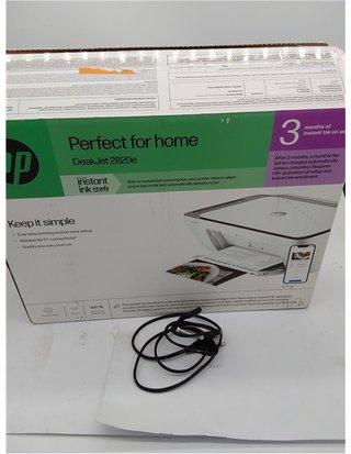 HP DeskJet 2820e 588K9B - Impresora multifunción de inyección de tinta A4 a color - Conexión Wi-Fi - Impresión a doble cara manual -