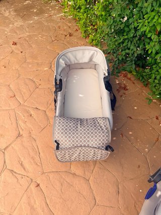 Cochecito Bebé + Capazo + Silla Coche