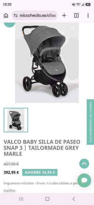 Silla de paseo Valco Baby Snap