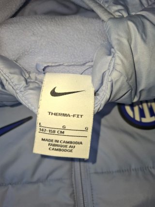 Piumino Inter Nike Bambino Azzurro