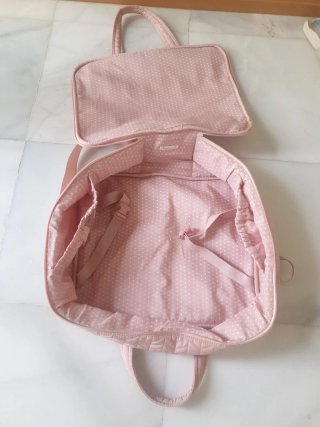 Valigia per bambini Pasito a Pasito rosa imbottita