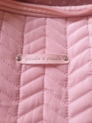 Valigia per bambini Pasito a Pasito rosa imbottita
