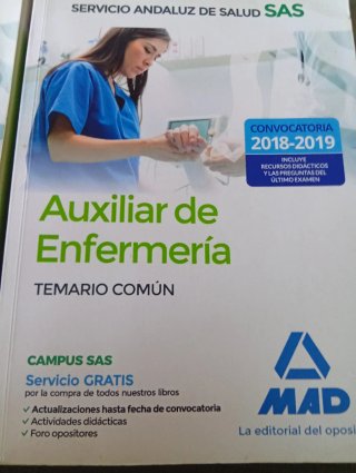 Libros oposición TCAE