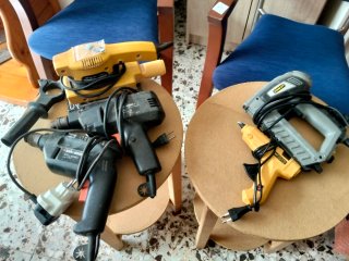 Lote Herramientas Eléctricas: Taladros y Pistola
