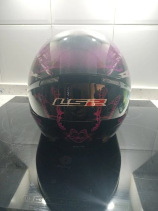 Casco Moto Mujer LS2 Mariposas