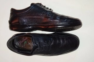 Zapatos Fluchos Negros Hombre
