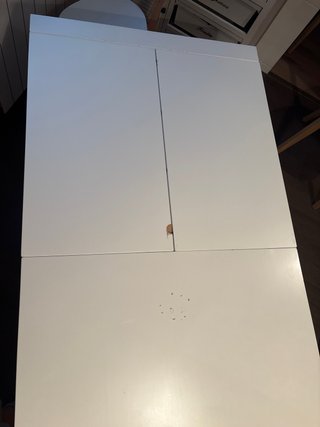 Mesa de comedor Ondarreta blanca extensible +70