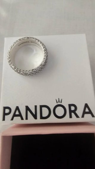 Anillo Pandora Plata Brillante Talla 54